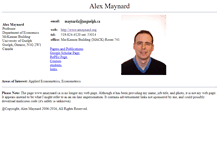 Tablet Screenshot of amaynard.org